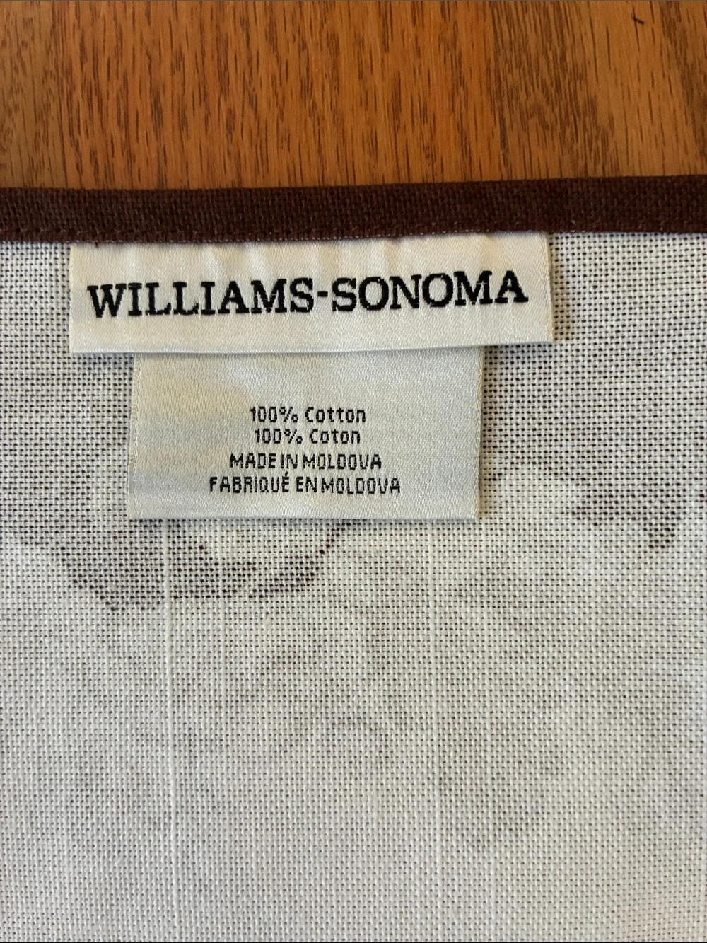 Williams-Sonoma Plymouth Turkey kitchen towel NWOT